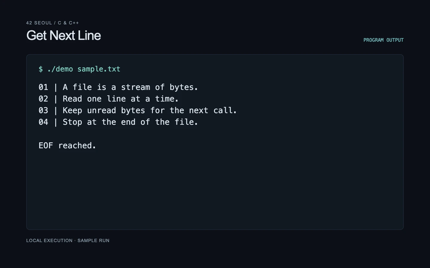 42cursus_get_next_line — Program output