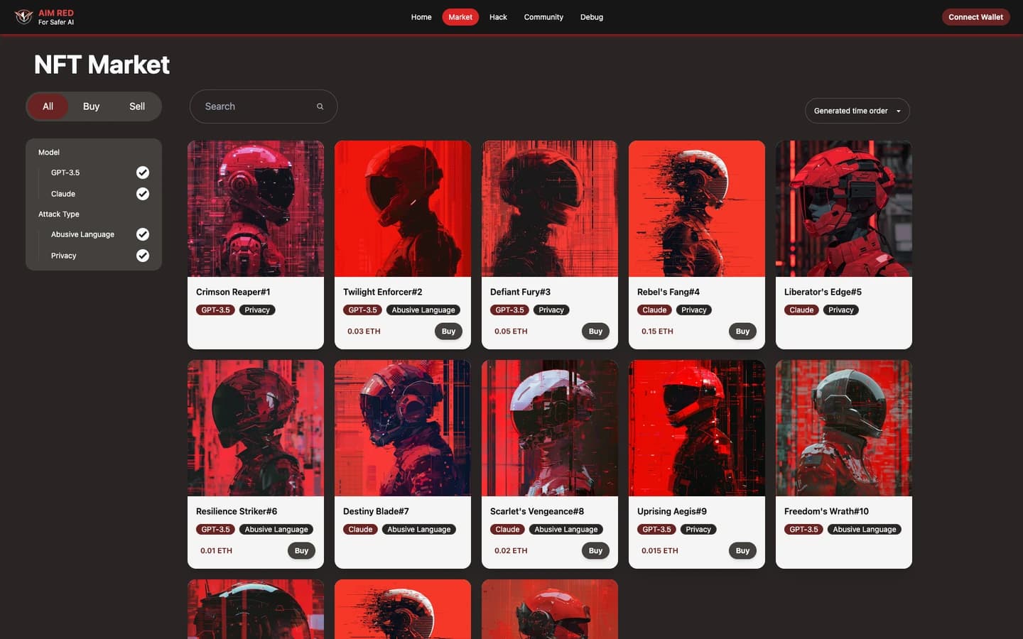 AIM RED · LLM Red Teaming NFT Game — Local project capture