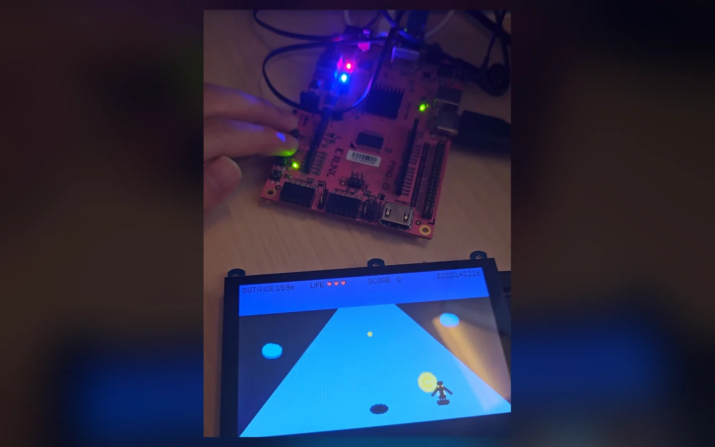 FPGA - Antarctic Adventure — Program output