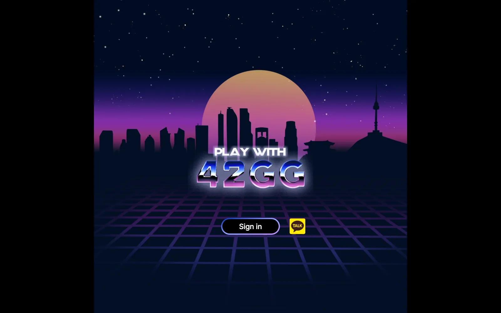 42GG.kr project interface preview